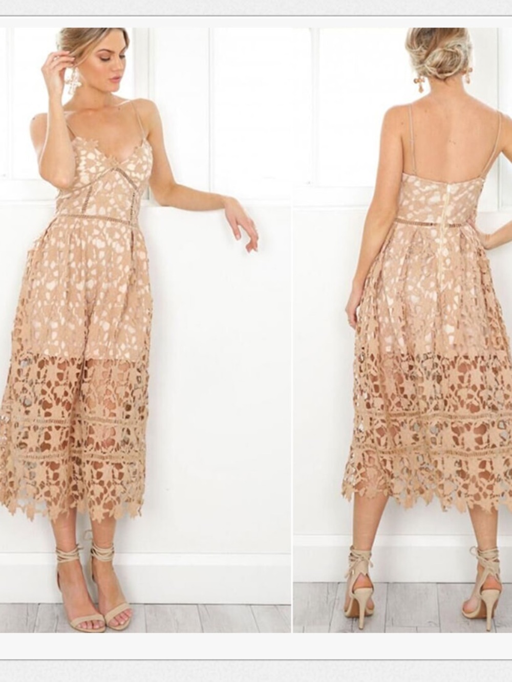 Goodnight Macaroon Midi Crochet Dress ☀️